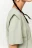 Футболка хлопковая oversize с подплечниками - цвет зеленый - 3