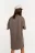 Платье-футболка хлопковое oversize - цвет зеленый - 4