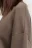 Платье-футболка хлопковое oversize - цвет зеленый - 5