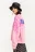 Свитшот oversize с флуоресцентным принтом - цвет розовый - 3