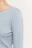 Лонгслив хлопковый с круглым вырезом - цвет голубой - 3