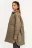 Куртка-рубашка дутая oversize - цвет зеленый - 2