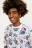 Футболка хлопковая oversize с принтом - цвет белый - 5