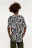 Футболка хлопковая oversize с принтом - цвет белый - 4