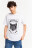 футболка хлопковая свободного кроя с принтом
