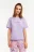 футболка женская - цвет сиреневый - 2