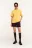 Футболка хлопковая трикотажная oversize - цвет желтый - 1