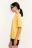 Футболка хлопковая трикотажная oversize - цвет желтый - 3