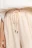 Брюки широкие с эластичным поясом на завязках - цвет бежевый - 4