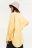 Рубашка хлопковая oversize из текстурной ткани - цвет желтый - 4