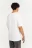Футболка трикотажная хлопковая oversize - цвет белый - 3