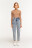 джинсы mom с эластичными вставками на поясе