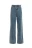 Джинсы wide leg расклешенные - цвет голубой - 9