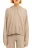 Худи трикотажная oversize - цвет бежевый - 2