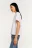 Футболка хлопковая oversize - цвет белый - 4