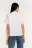 Футболка хлопковая oversize - цвет белый - 5