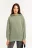 Худи хлопковая oversize - цвет зеленый - 2