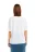 Футболка хлопковая oversize с надписью - цвет белый - 4
