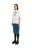 Футболка хлопковая oversize с надписью - цвет белый - 2