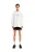 Худи хлопковая oversize с надписью - цвет белый - 4