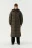 Пальто стеганое утепленное oversize - цвет зеленый - 1