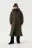 Пальто стеганое утепленное oversize - цвет зеленый - 4