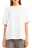 Футболка хлопковая oversize - цвет белый - 5