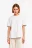 Футболка хлопковая oversize - цвет белый - 4