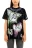 Футболка хлопковая oversize с принтом том и джерри - цвет черный - 5