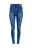 Джинсы skinny с высокой посадкой - цвет голубой - 7