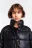 Куртка утепленная oversize из искусственной кожи - цвет черный - 6