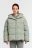 Куртка стеганая oversize с капюшоном - цвет мятный - 1