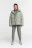 Куртка стеганая oversize с капюшоном - цвет мятный - 4