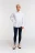 Рубашка хлопковая oversize - цвет белый - 4