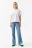 Футболка хлопковая oversize - цвет белый - 4