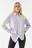 Рубашка oversize хлопковая в стиле колор-блок - цвет мультиколор - 1