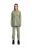 Худи хлопковая oversize c начесом - цвет зеленый - 4
