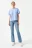 Футболка хлопковая oversize - цвет голубой - 4