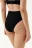 Трусики-слипы с высокой посадкой в талии - цвет черный - 2