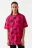 Футболка хлопковая oversize с принтом - цвет розовый - 1