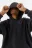 Худи oversize с капюшоном и карманом-кенгуру - цвет серый - 7