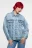 Куртка джинсовая oversize - цвет голубой - 2