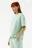 Футболка хлопковая oversize - цвет голубой - 3