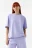 Футболка хлопковая oversize - цвет сиреневый - 1
