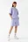 Футболка хлопковая oversize - цвет сиреневый - 4