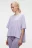 Футболка базовая oversize - цвет сиреневый - 2