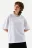 Футболка хлопковая базовая oversize - цвет белый - 1
