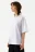 Футболка хлопковая базовая oversize - цвет белый - 3