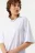 Футболка хлопковая базовая oversize - цвет белый - 7