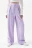 Брюки суперширокие костюмные - цвет сиреневый - 1
